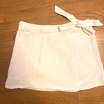 Sage White Mini Wrap Skirt By Photo 0