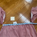 Good Luck Gem  Women’s Strapless Red White Striped Top Summer Sz Large Photo 8