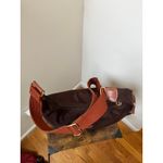 Longchamp  Le Pliage FLAW Nylon Adjustable Strap Messenger Bag Chocolate Brown Photo 4