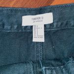 Forever 21 Dark Green Denim Skirt Photo 2