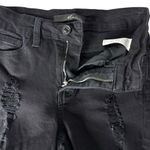 KanCan Black Denim Jean Shorts Distressed Cuffed Mid Rise 3 25 Photo 4