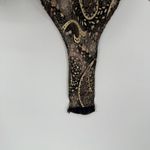 Indulgence Vintage Paisley Sleep Bodysuit One Piece Size Small Brown Photo 5