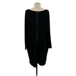 Clara Sun Woo Black with Gray Stripe Signature Tunic Dress Size Medium Photo 4