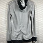 Lululemon Grey Striped Long Sleeve Hooded Top Photo 9
