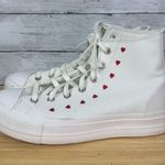 Converse Chuck Taylor Special Edition Lift Hearts Sneakers Size 10 Photo 3