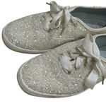 Kate Spade Kate SpadeXKeds White & Ivory Bridal Sparkle Embellished Sneakers Women’s Size 8 Photo 1