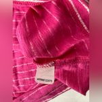 Sonoma Top Womens Size XL Pink Striped Long Sleeve V Neck Casual Work Vacation Photo 4