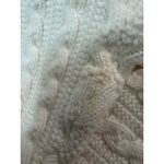 Lands' End Vintage 90s  Womens XL  Cable Knit Cotton Sweater‎ Crewneck Classic Photo 6