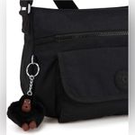 Kipling  Women’s Syro Black Tonal Nylon Shoulder Crossbody Bag Purse Photo 4