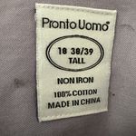 pronto uomo dress shirt 18 38/39 Tall No Iron Light Purple Size XXL Photo 1