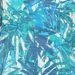 Ava & Grace Shirt Womens Small Blue White Floral Botanical Tunic Boho Peasant Blue Photo 5