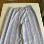 Vintage Southern Lady Capris High Rise Striped Blue Tan Reg White Size undefined Photo 10