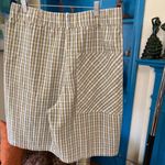 Urban Outfitters Men's Shorts, Size L, Yellow & Brown Plaid Photo 1