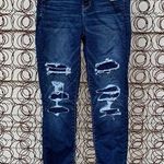 American Eagle AEO Hi Rise Jegging distressed front size 4 Regular Photo 0