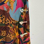 Farm Rio  Leopards Jungle Long Sleeve Dress Small NWOT Photo 9