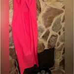 Commense Cotton & Linen Crisscross Long Dress size M Pink Size M Photo 4