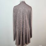  Metallic Pink Cardigan Size XL Susan Graver Pink Open Cardigan Photo 4