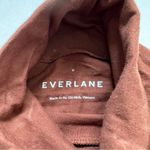 Everlane The Organic Cotton Tissue Turtleneck Brown Size Medium NWOT Photo 3