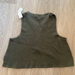Aerie  Sunspun Waffle Cropped Tank Top Women’s medium NWT Photo 5