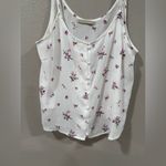 Active USA 🔴 Floral Button Up Tank Photo 2