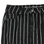 Vanilla Star Jeans Vanilla Star Cotton Black Striped Denim Mini Skirt NWT 9 Photo 5