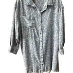 Dress Forum  Los Angeles Size Small Paisley Chambray Shirt Dress Button Down Photo 0