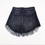 Free People We the Free Boho Fringe Hem Denim Mini Skirt Photo 6