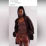 Free People  Lucky Zip Up Slouchy Hoodie Jacket Size M New w/o Tag MSRP $148 SOO Photo 3