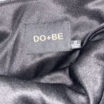 DO+BE  Ruched Strapless Black Bubble Hem Cocktail Mini Dress Size Small Photo 5