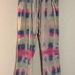 Handmade North River Outfitters Tie Dye Drawstring Pants size large Pink Photo 0