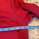 Modcloth Dress Womens 1X 16 18 Burgundy Mock Neck Quilted Stretch Long Sleeve Photo 6