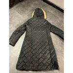 Jaclyn Smith  Black Quilted Parka‎ Coat with Faux Fur Hood Winter Jacket D-7 Photo 4