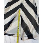 Christopher John Rogers Black White Chevron Slip Maxi Dress Flowy Womens Size 6 Photo 6