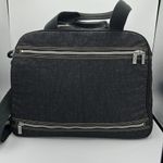 Kipling  Black Large Canvas Zip Up Duffel Bag with Adjustable Strap Unisex Photo 8