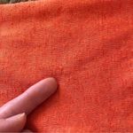 Arizona Jeans ARIZONA JEAN CO Orange Purple White Floral 3/4 Sleeve Knit Tee Top JUNIORS Large Photo 9