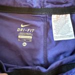 Nike  Dri-FIT Running Capri Leggings XL Blue Athletic Workout Drawstring‎ Photo 1