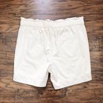 Anthropologie Frye x  • Pascale paperbag waist shorts beige tan twill drawstring Photo 11