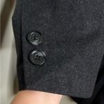 Gallery  New York Wool Blend Belted Pea Coat Women’s Size 3x Dark Gray Classic Photo 7