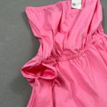 Forever 21  Romper Womens L Pink Icing Jumpsuit Short Strapless Pockets NWT Photo 4