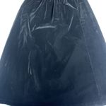 Blair Elastic Waist Women's Black Velour Skirt Size Large Soft Roomy Photo 1