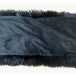 CCC Faux Fur Black Neck Warmer Scarf Muffler All Polyester For Women One Size Photo 4