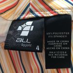 4 all by jofit striped‎ golf shorts swim trunks Blue Photo 5