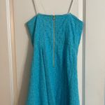 Lilly Pulitzer Blue Strapless Mini Dress Photo 2