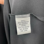 Talbots Vintage  Black Slinky Faux Wrap‎ V-Neck Dress Photo 3