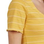 Roxy Yellow Striped Cropped Top Size XS NWT Photo 5