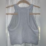 Aerie NWT  Superchill Seamless High Neck Bra Top size Large gray Photo 8