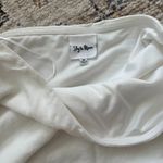 Sky To Moon Women's White‎ Strapless Mini Dress Ruched Side Size Medium White Photo 3