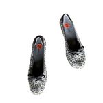 NEW Women's Clarks, Carly Hope Flat GREY LEOPARD Photo 7