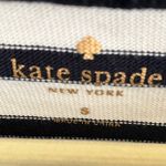 Kate Spade : Black & White Striped Boatneck Nautical Sweater- Silver Tone- S Photo 1