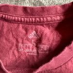 Adidas Maroon Short Sleeve Tee size L Red Sporty Women's Burgundy Logo Athletic Photo 1